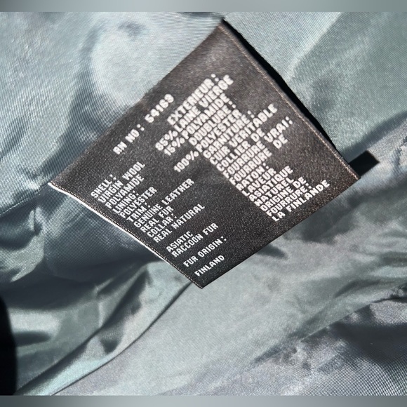 ⭐️ZARA⭐️NAVY W/ BLACK TRIM VINTAGE COAT/JACKET SIZE L BUT FITS MORE LIKE A SMALL - Picture 15 of 16